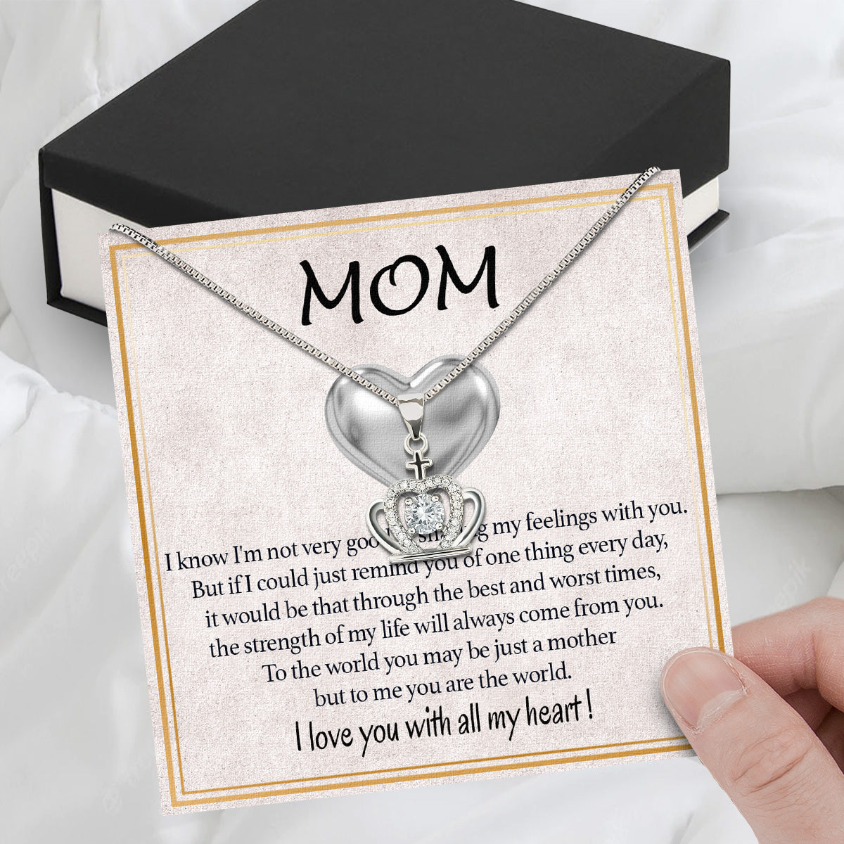 Radiant Mom Necklace: A Heartfelt Token of Love and Gratitude