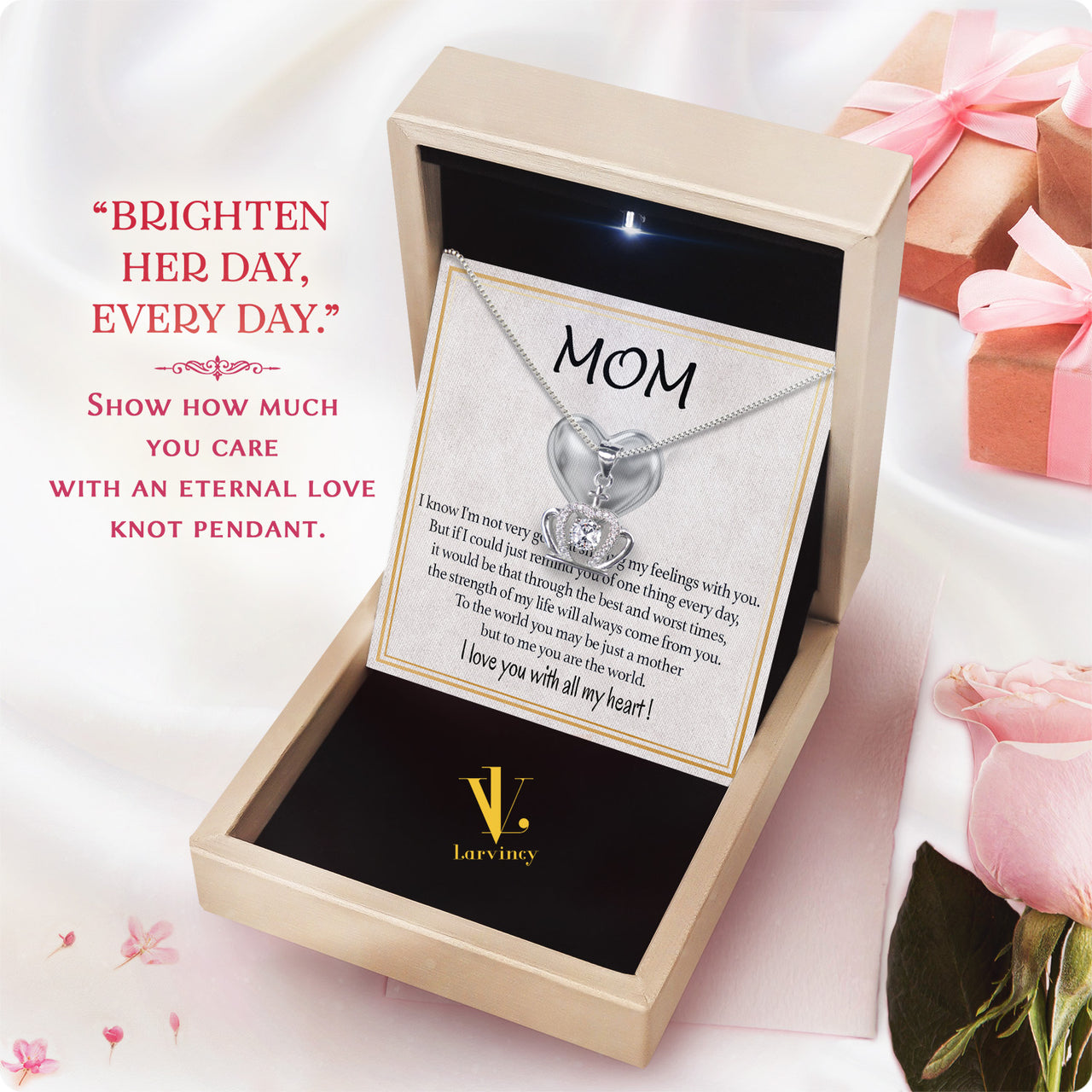 Radiant Mom Necklace: A Heartfelt Token of Love and Gratitude