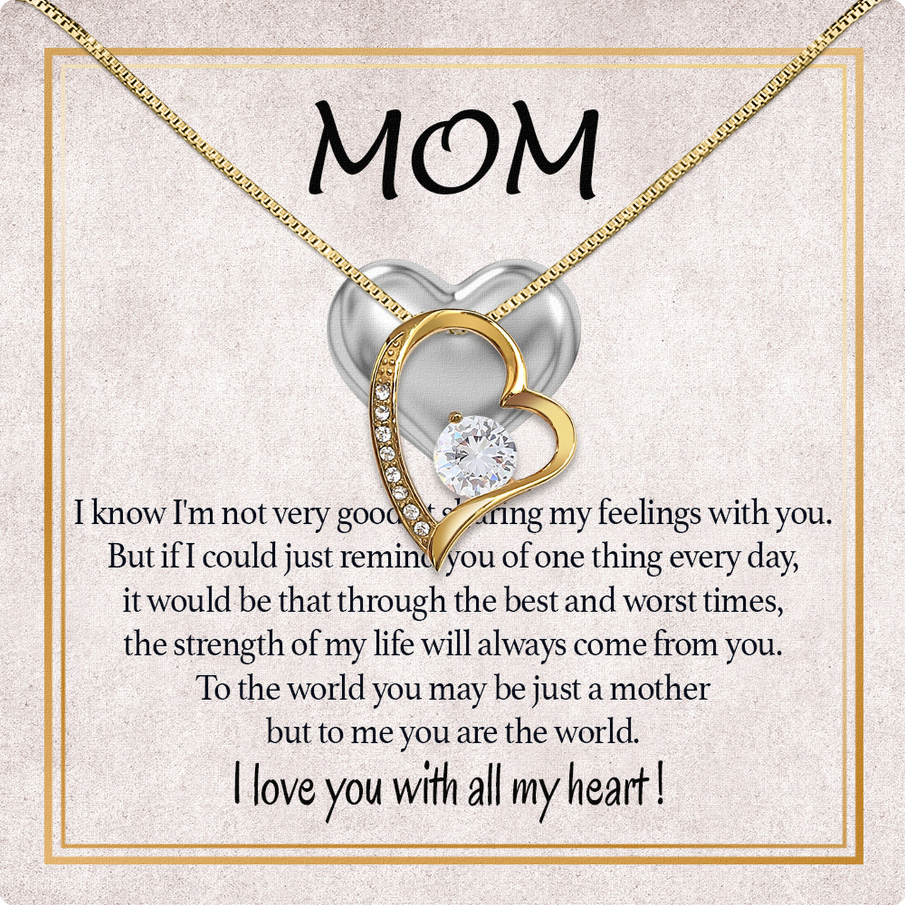 Radiant Mom Necklace: A Heartfelt Token of Love and Gratitude