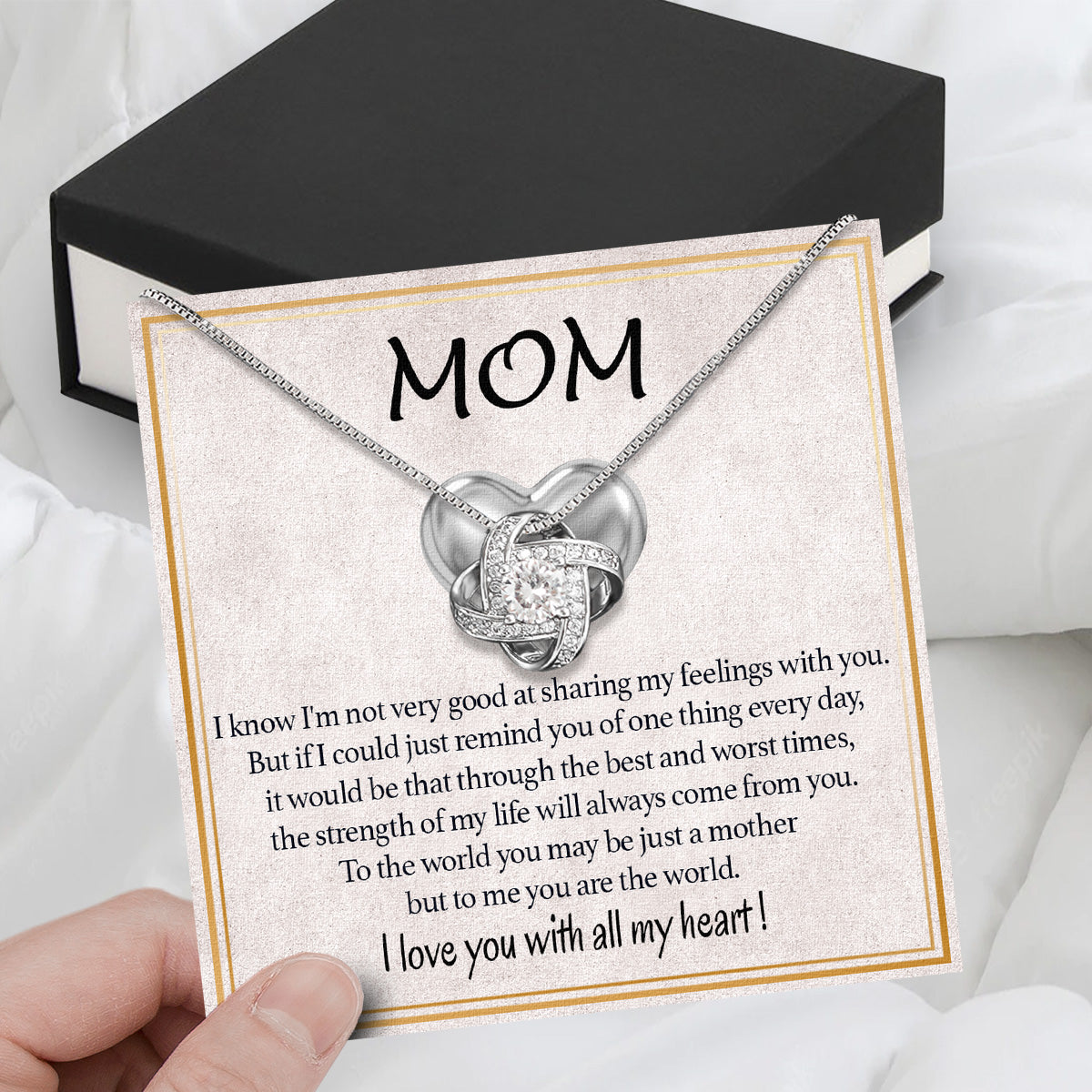 Radiant Mom Necklace: A Heartfelt Token of Love and Gratitude