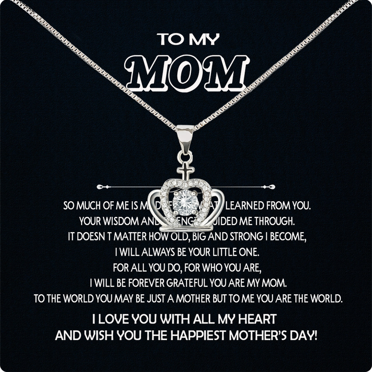 Radiant Mom Necklace: A Heartfelt Token of Love and Gratitude