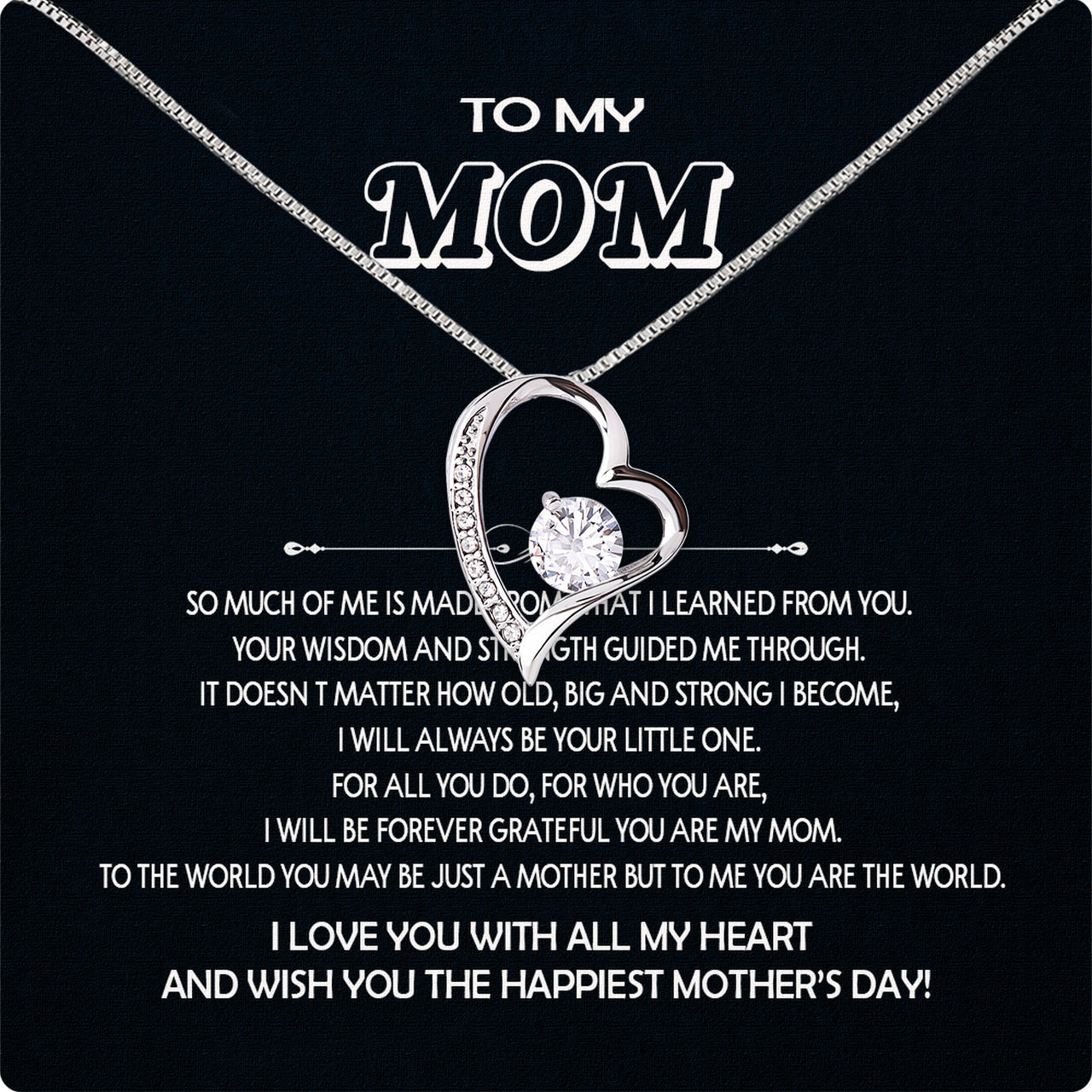 Radiant Mom Necklace: A Heartfelt Token of Love and Gratitude