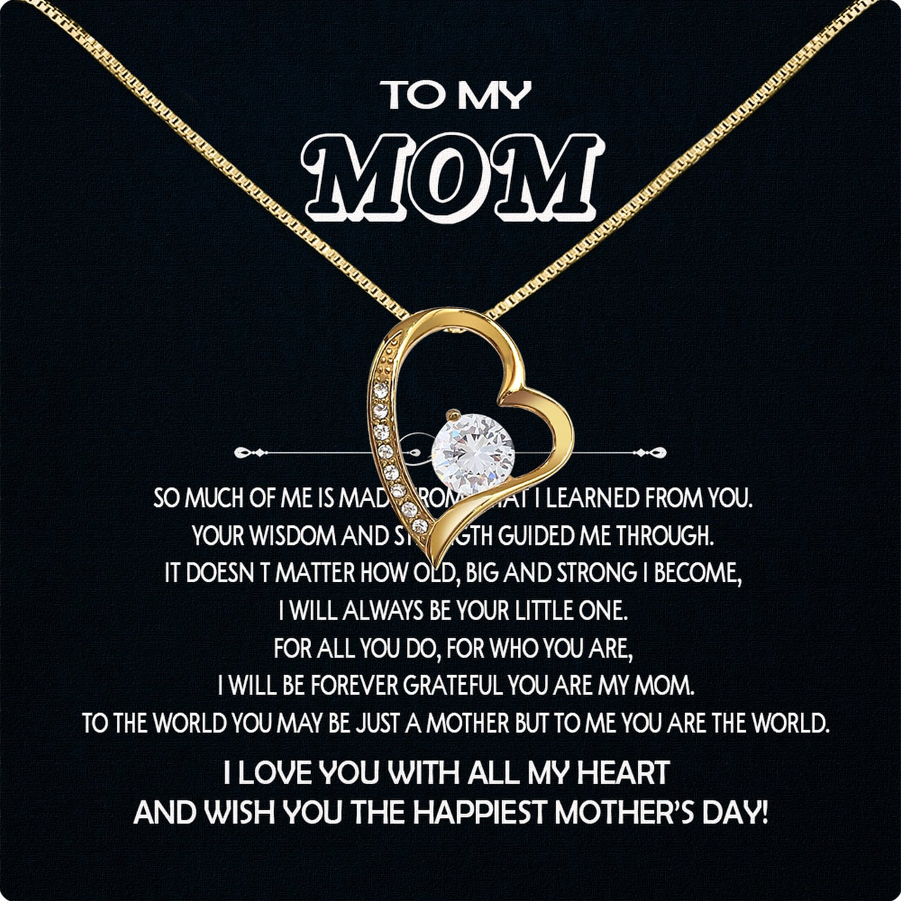 Radiant Mom Necklace: A Heartfelt Token of Love and Gratitude