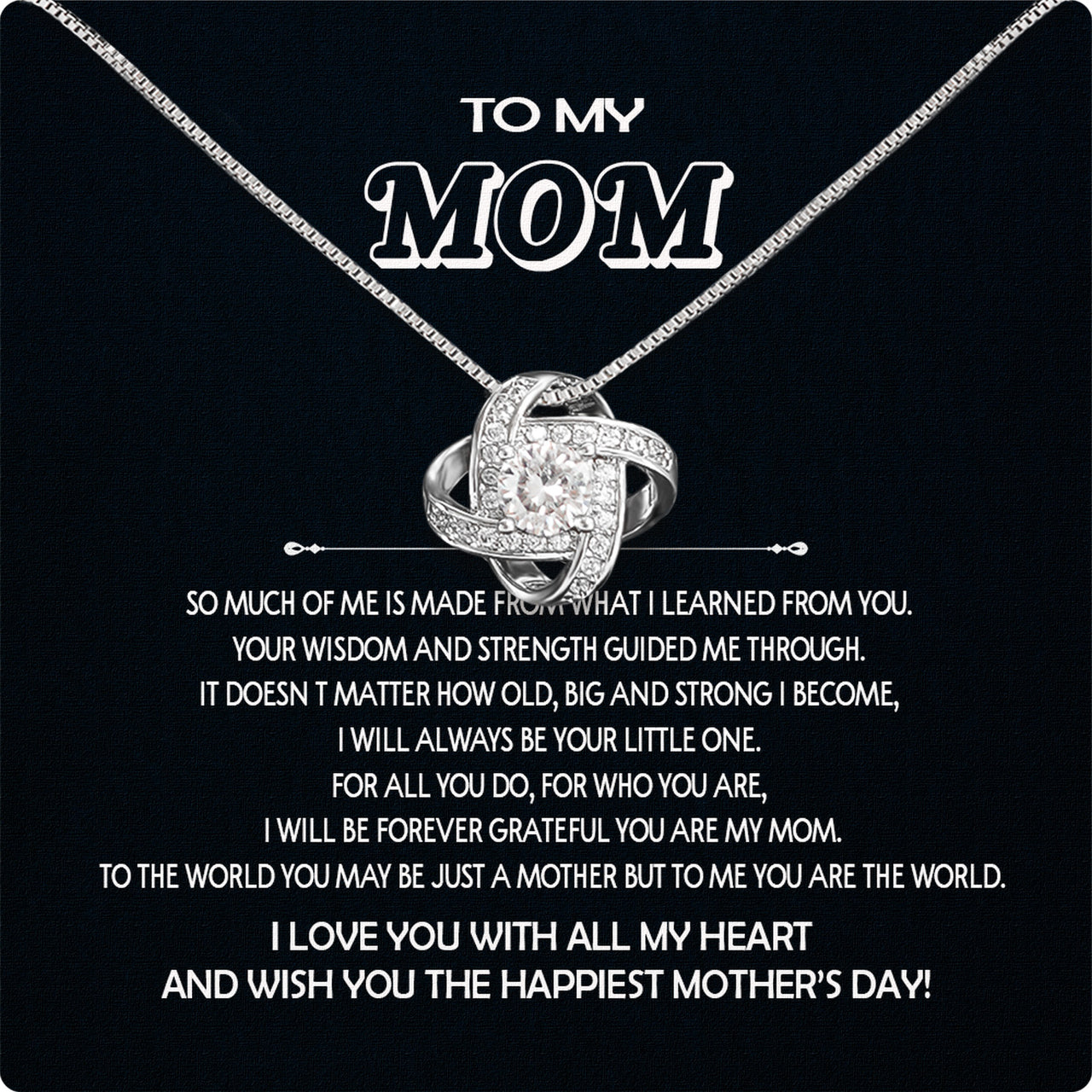 Radiant Mom Necklace: A Heartfelt Token of Love and Gratitude