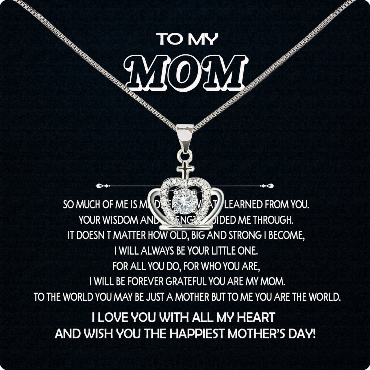 Radiant Mom Necklace: A Heartfelt Token of Love and Gratitude