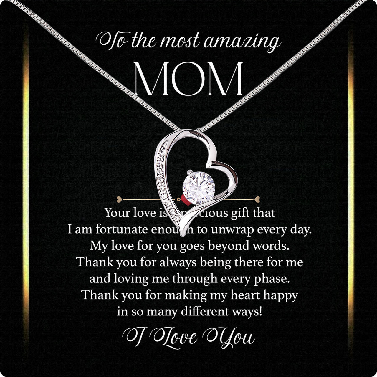 Radiant Mom Necklace: A Heartfelt Token of Love and Gratitude