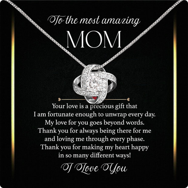 Radiant Mom Necklace: A Heartfelt Token of Love and Gratitude