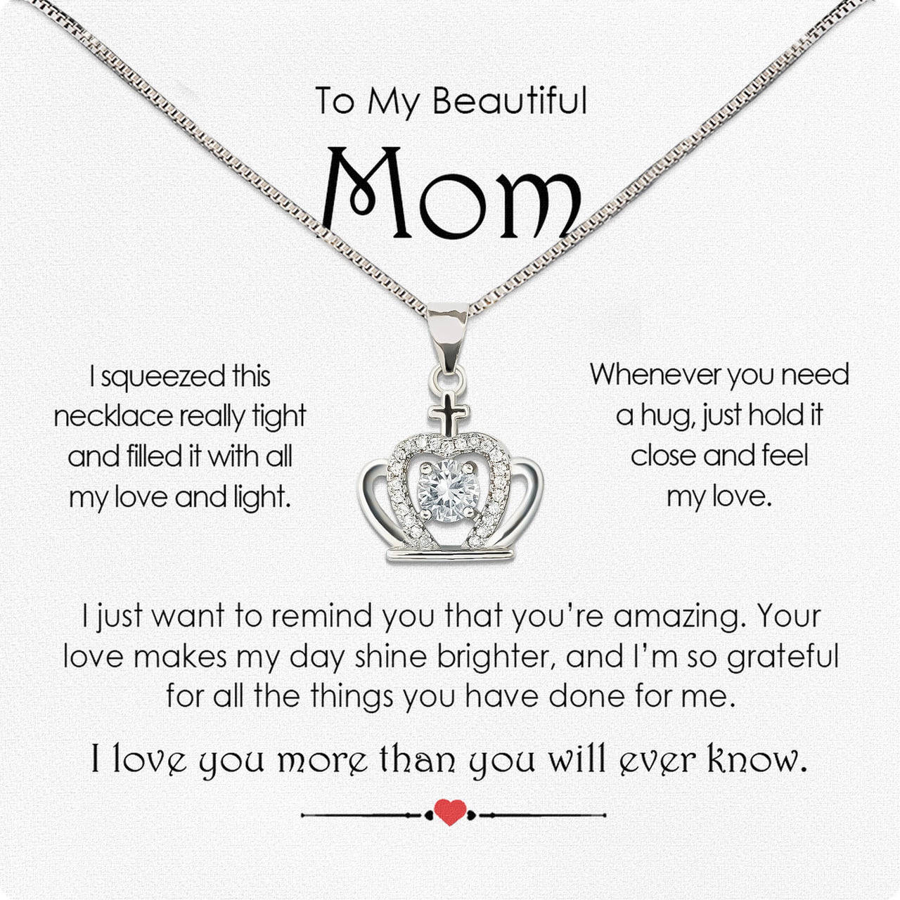 Radiant Mom Necklace: A Heartfelt Token of Love and Gratitude