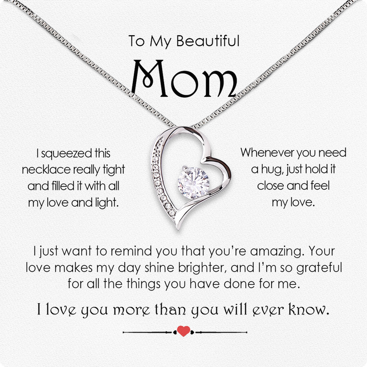 Radiant Mom Necklace: A Heartfelt Token of Love and Gratitude