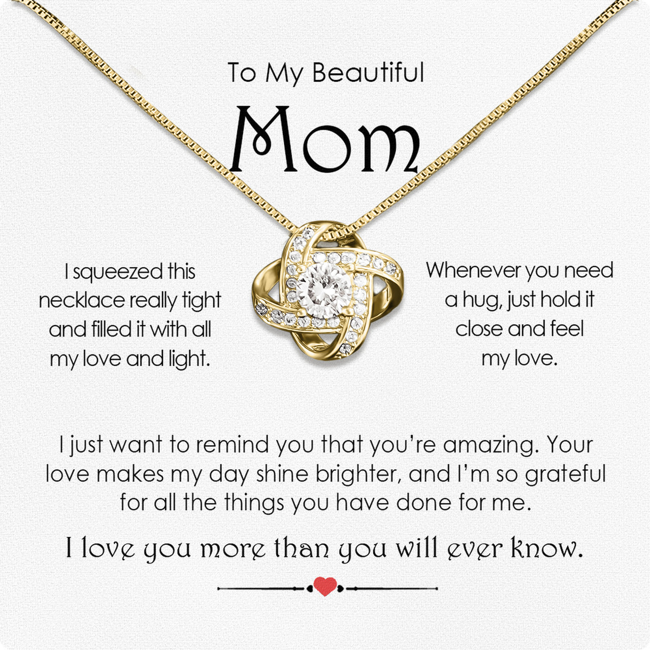 Radiant Mom Necklace: A Heartfelt Token of Love and Gratitude