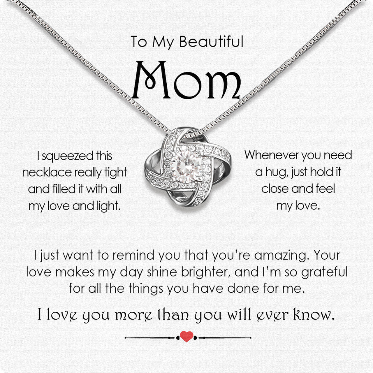 Radiant Mom Necklace: A Heartfelt Token of Love and Gratitude