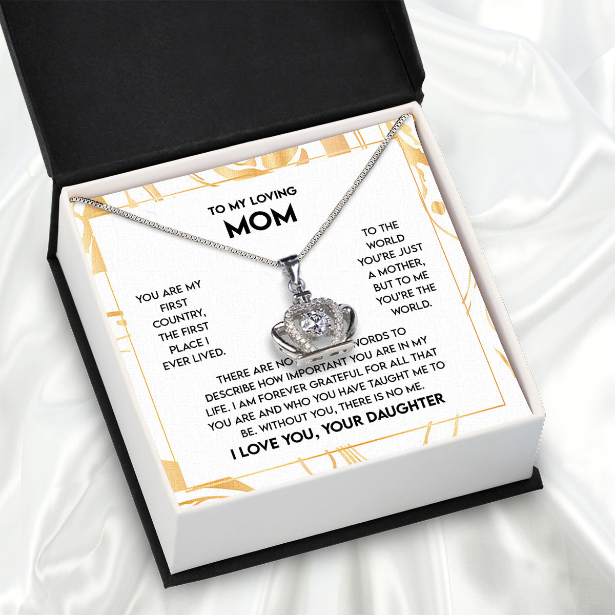 Radiant Mom Necklace: A Heartfelt Token of Love and Gratitude