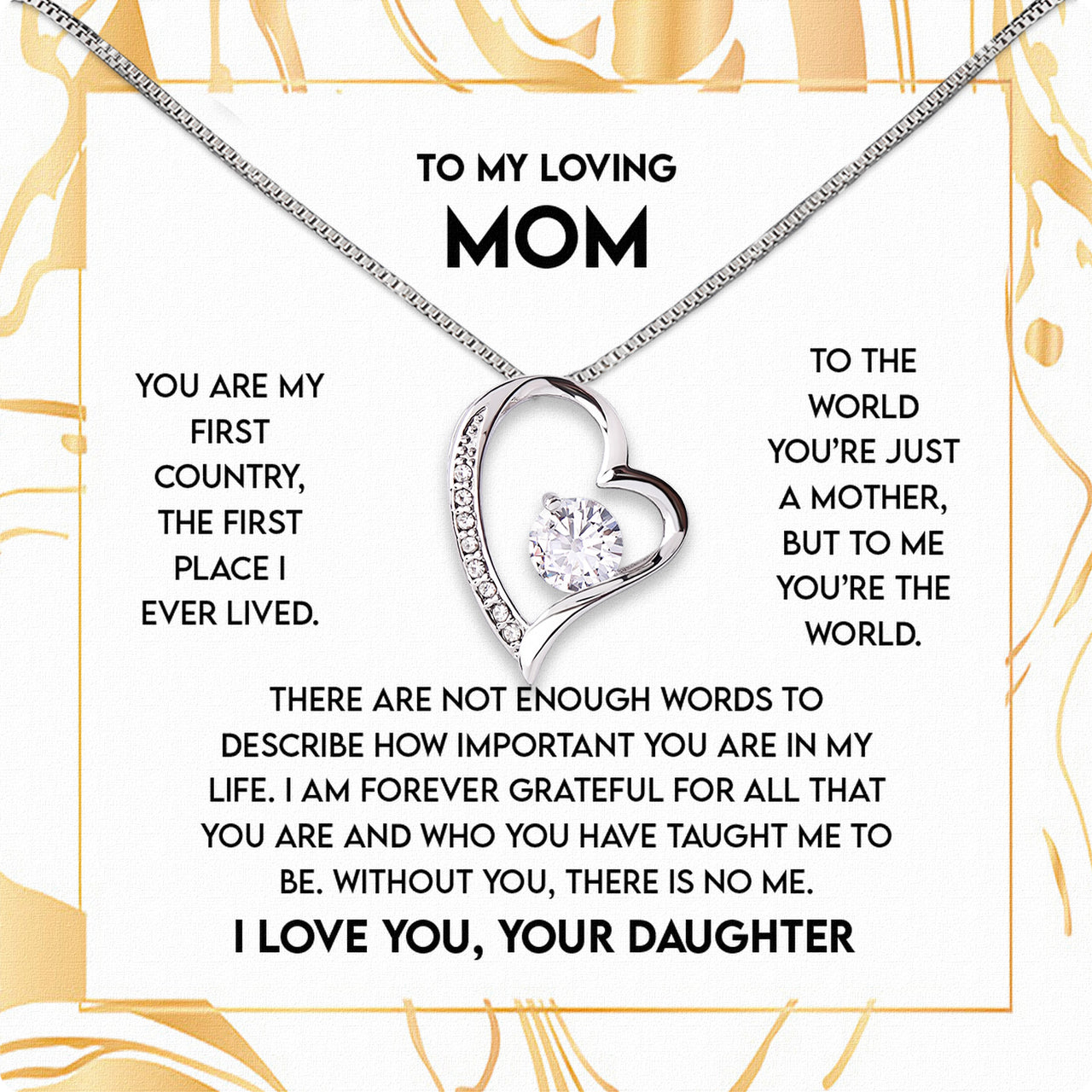 Radiant Mom Necklace: A Heartfelt Token of Love and Gratitude