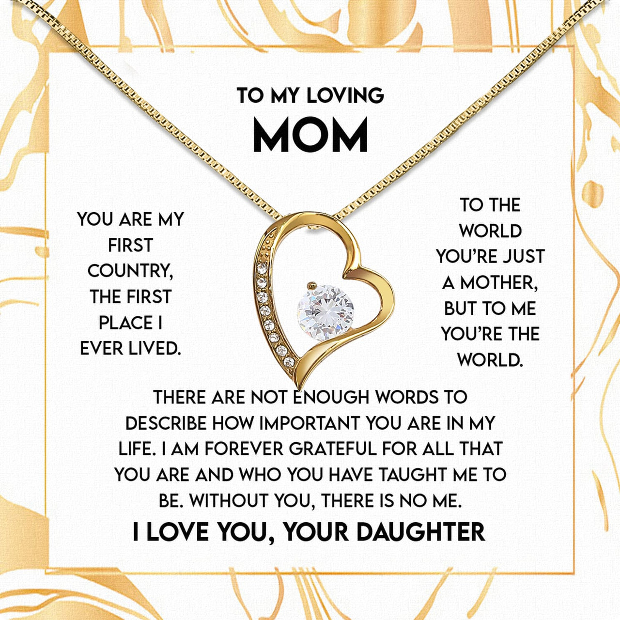 Radiant Mom Necklace: A Heartfelt Token of Love and Gratitude