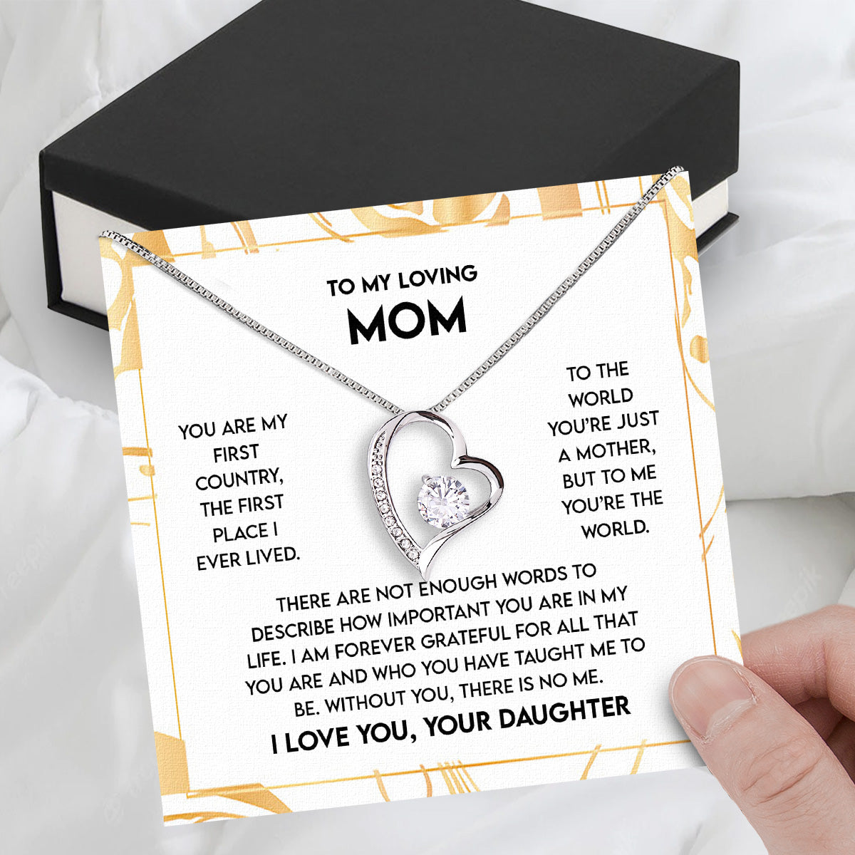 Radiant Mom Necklace: A Heartfelt Token of Love and Gratitude