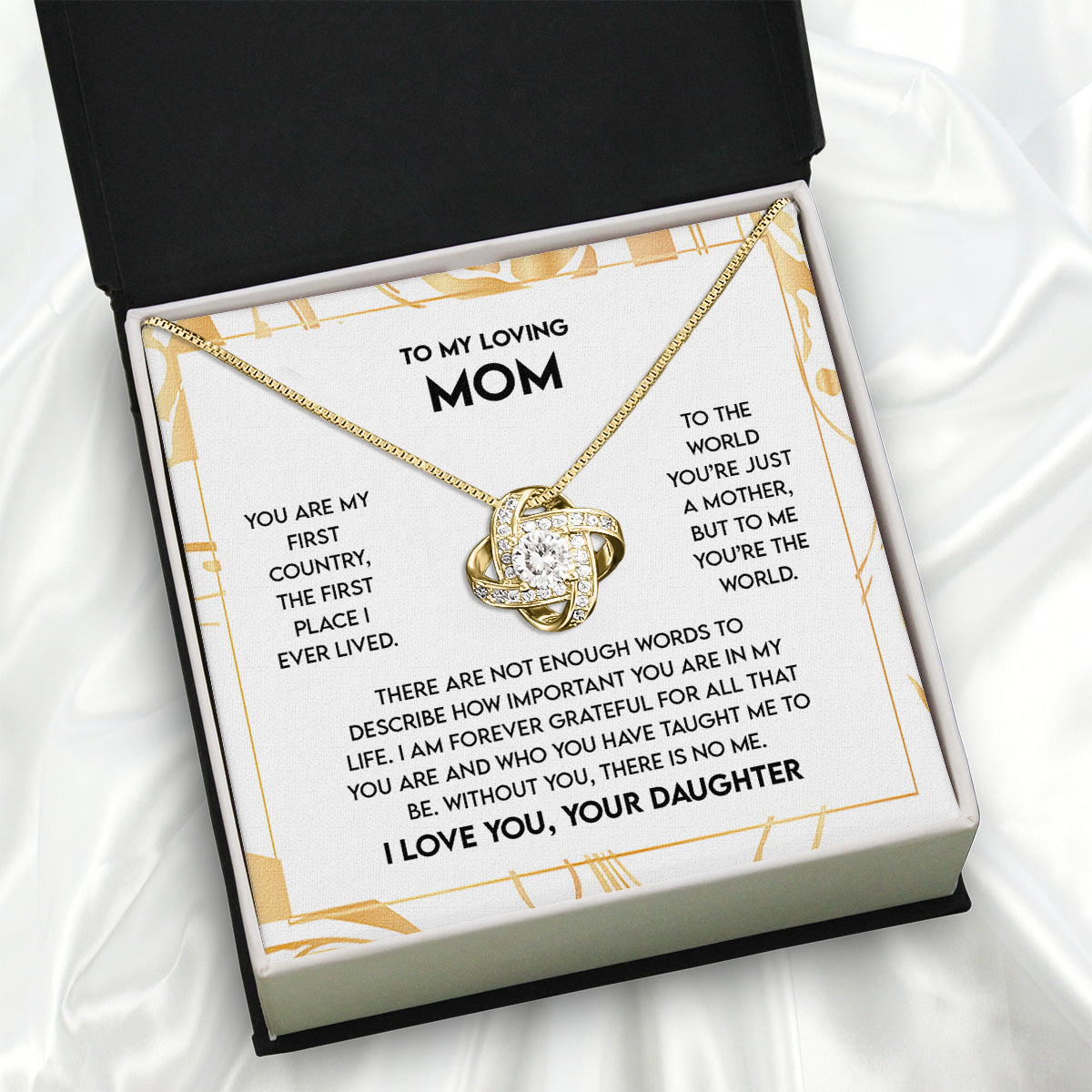 Radiant Mom Necklace: A Heartfelt Token of Love and Gratitude