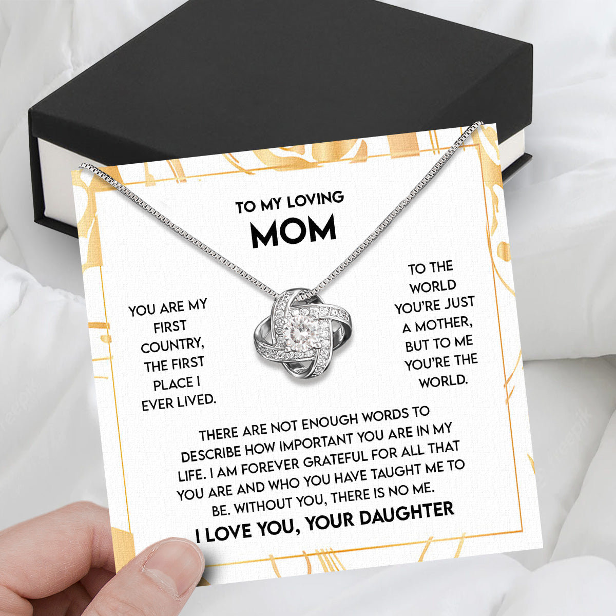 Radiant Mom Necklace: A Heartfelt Token of Love and Gratitude