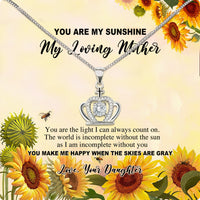 Thumbnail for Mom from Daughter Necklace: Wear My Gratitude Close to Your Heart