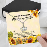 Thumbnail for Mom from Daughter Necklace: Wear My Gratitude Close to Your Heart