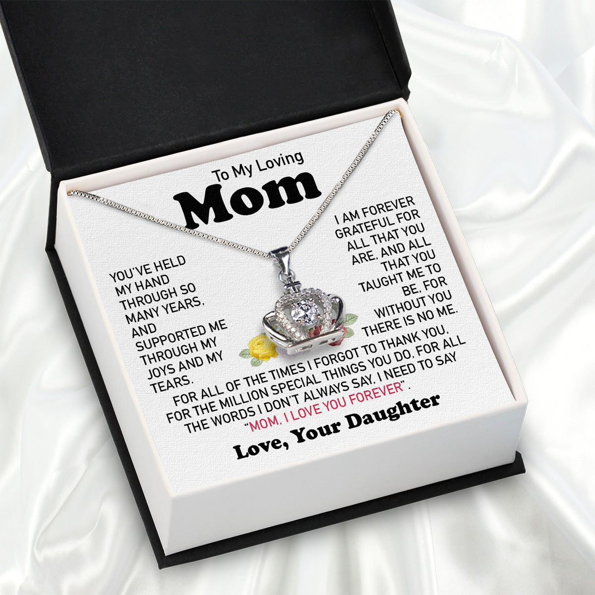 Radiant Mom Necklace: A Heartfelt Token of Love and Gratitude