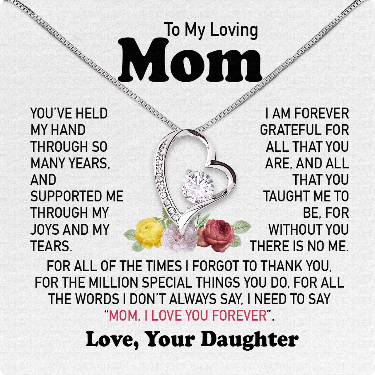 Radiant Mom Necklace: A Heartfelt Token of Love and Gratitude