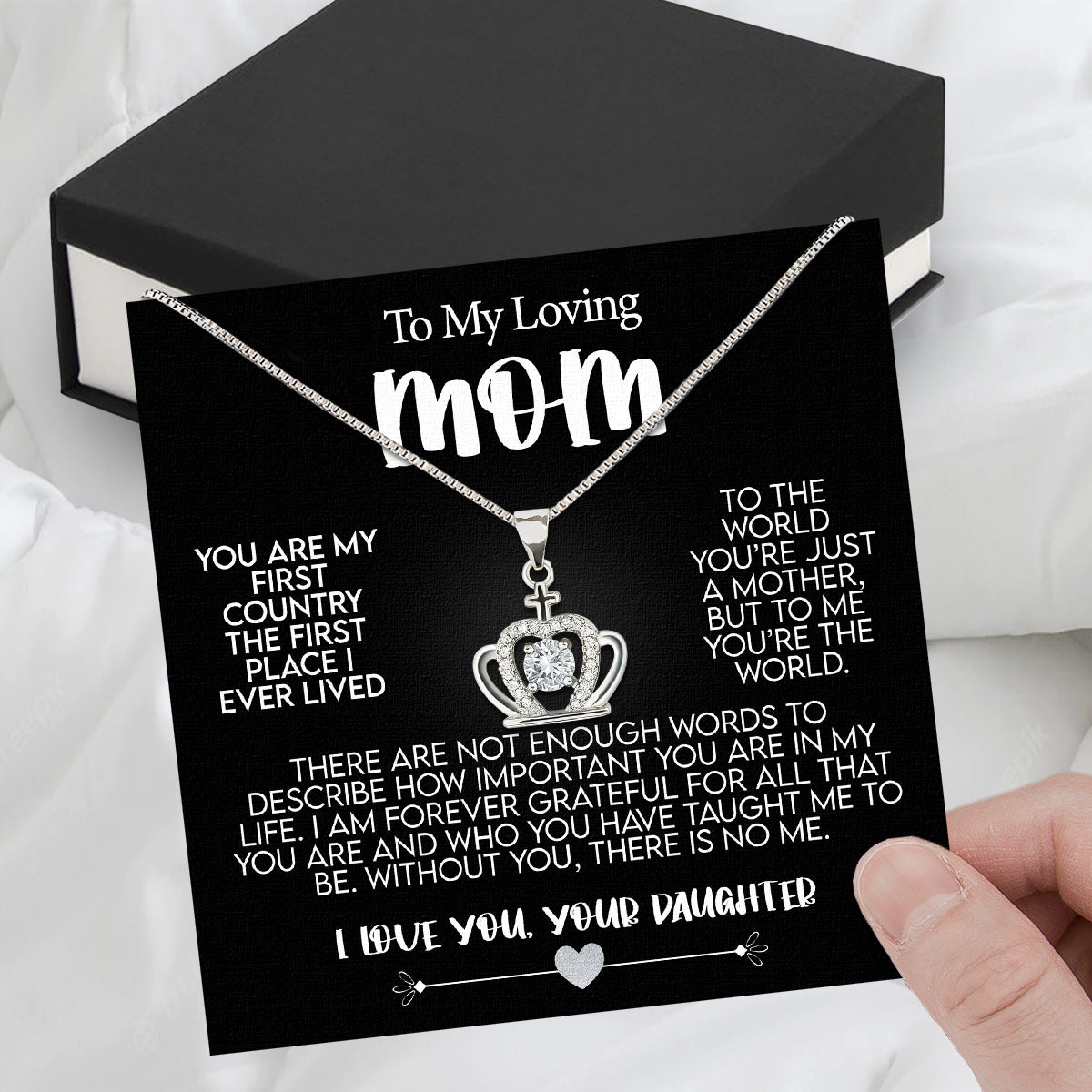 Radiant Mom Necklace: A Heartfelt Token of Love and Gratitude