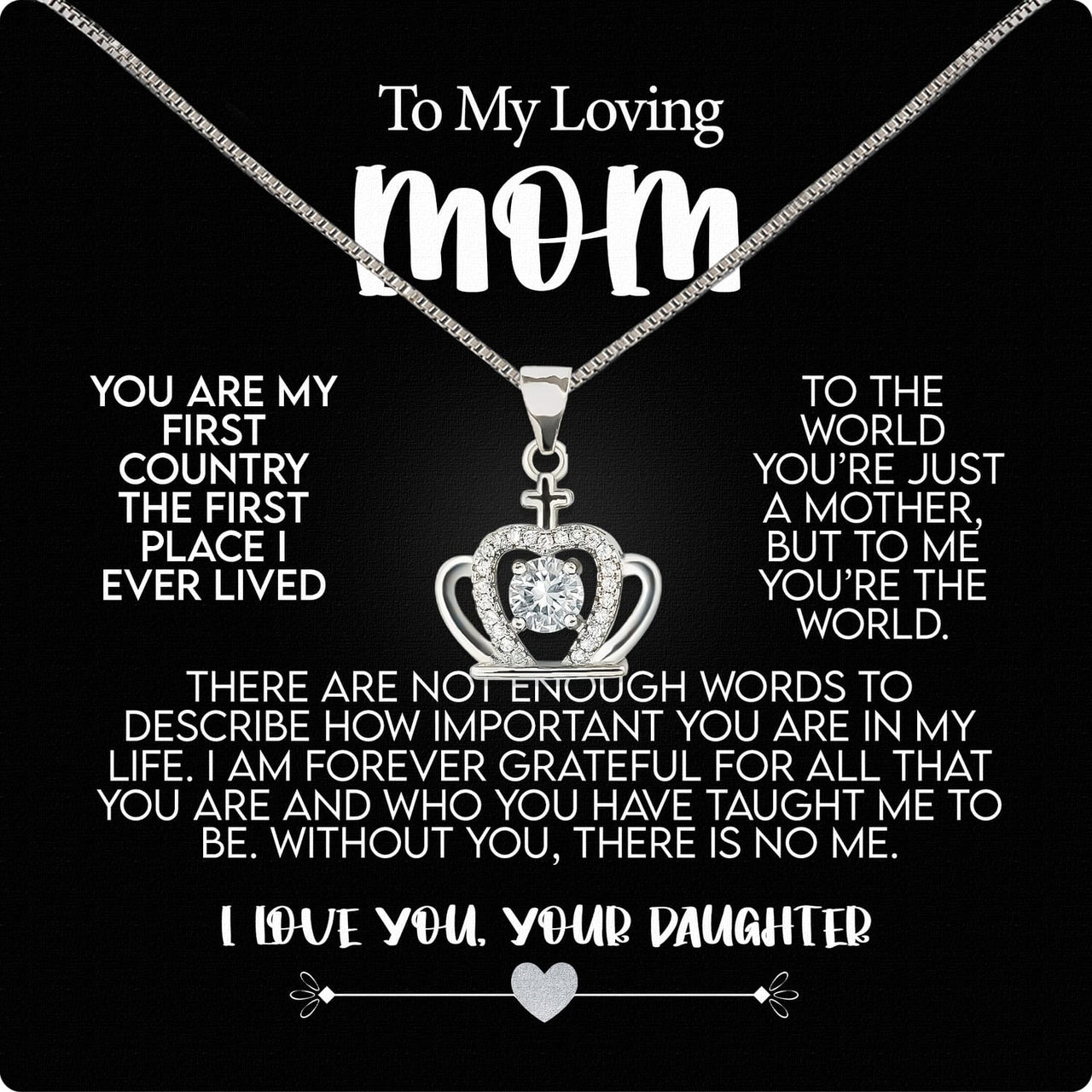 Radiant Mom Necklace: A Heartfelt Token of Love and Gratitude