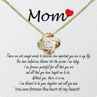 Thumbnail for Mom from Daughter Necklace: Wear My Gratitude Close to Your Heart