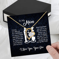 Thumbnail for Mom from Son Necklace: Show Her Your Love Never Leaves Her Side