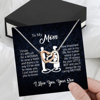 Thumbnail for Mom from Son Necklace: Show Her Your Love Never Leaves Her Side