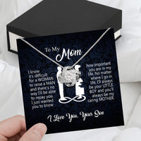 Thumbnail for Mom from Son Necklace: Show Her Your Love Never Leaves Her Side