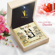 Mom from Son Necklace: Show Her Your Love Never Leaves Her Side