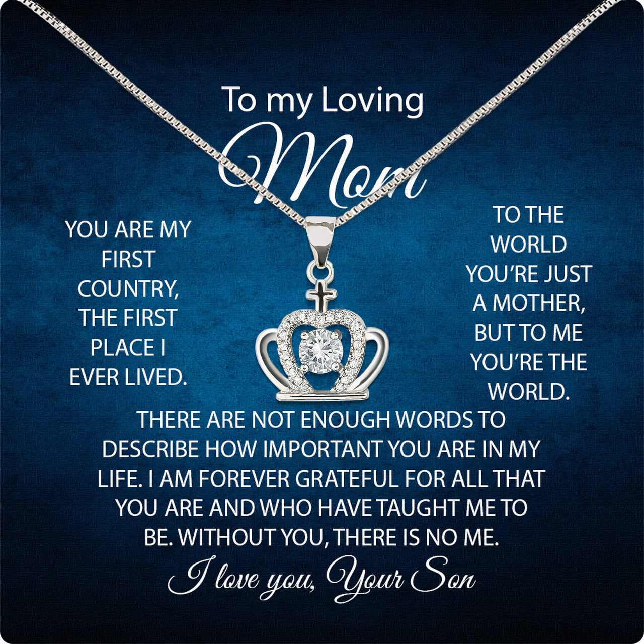 Radiant Mom Necklace: A Heartfelt Token of Love and Gratitude