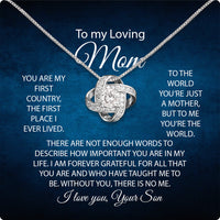 Thumbnail for Radiant Mom Necklace: A Heartfelt Token of Love and Gratitude