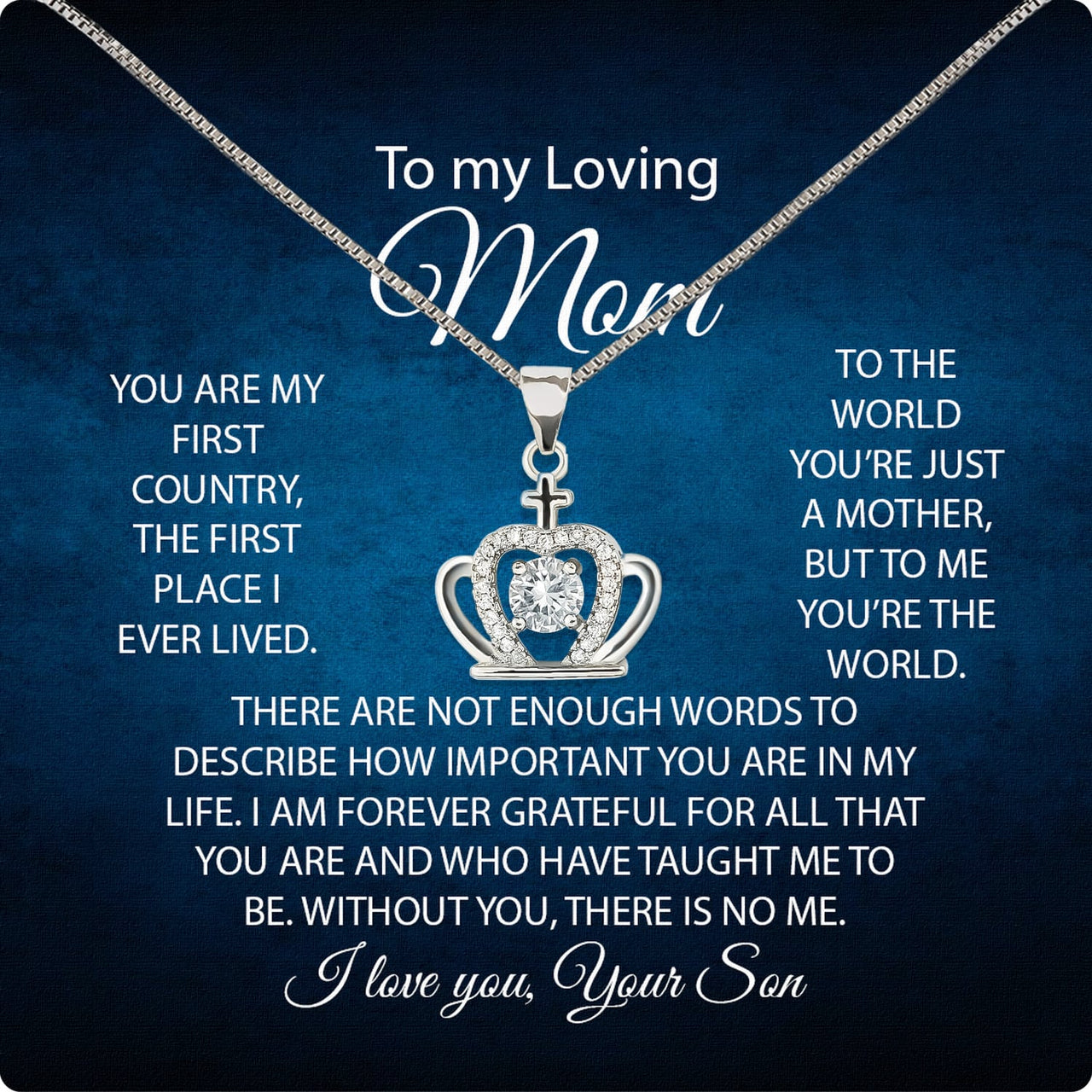 Radiant Mom Necklace: A Heartfelt Token of Love and Gratitude