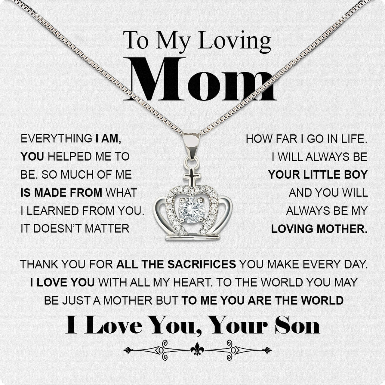 Radiant Mom Necklace: A Heartfelt Token of Love and Gratitude