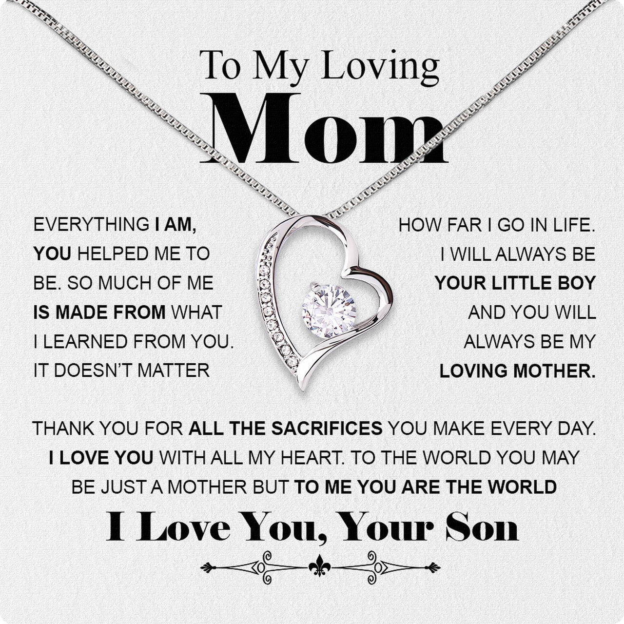 Radiant Mom Necklace: A Heartfelt Token of Love and Gratitude