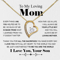 Thumbnail for Radiant Mom Necklace: A Heartfelt Token of Love and Gratitude