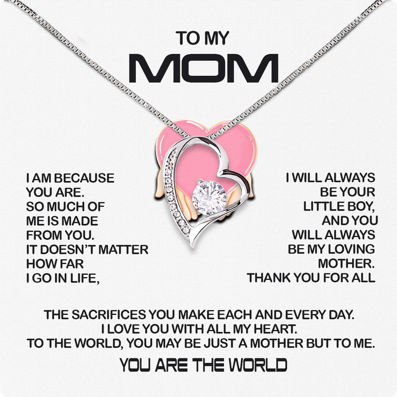 Radiant Mom Necklace: A Heartfelt Token of Love and Gratitude