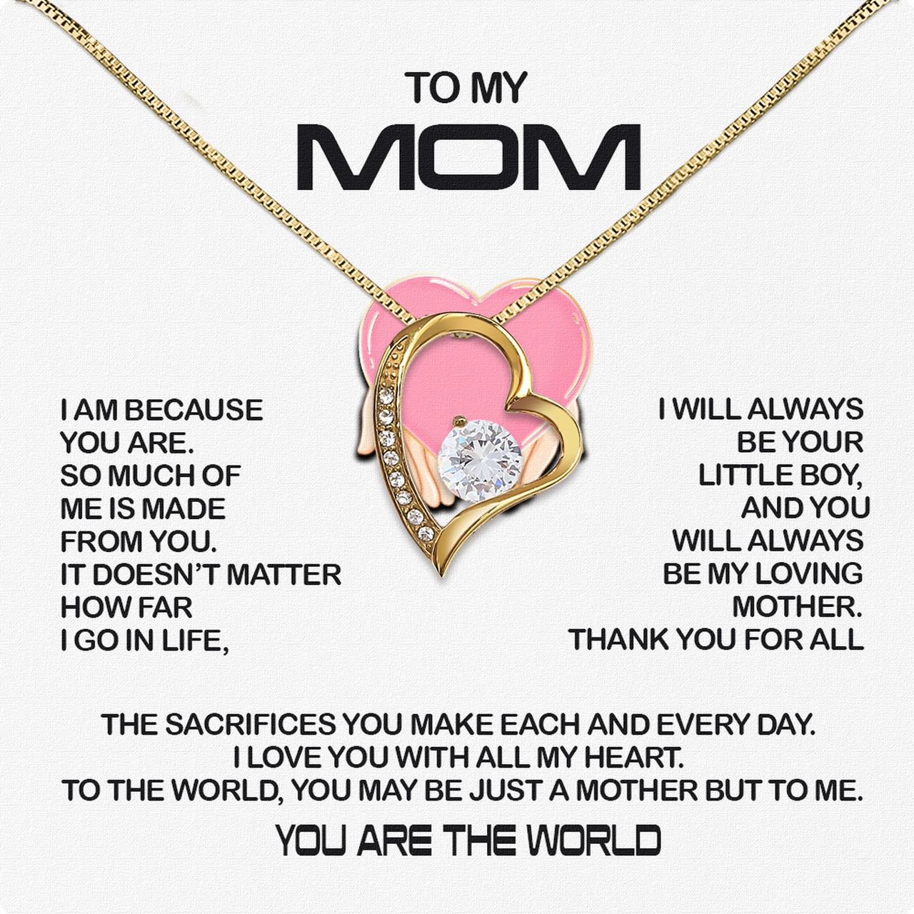 Radiant Mom Necklace: A Heartfelt Token of Love and Gratitude