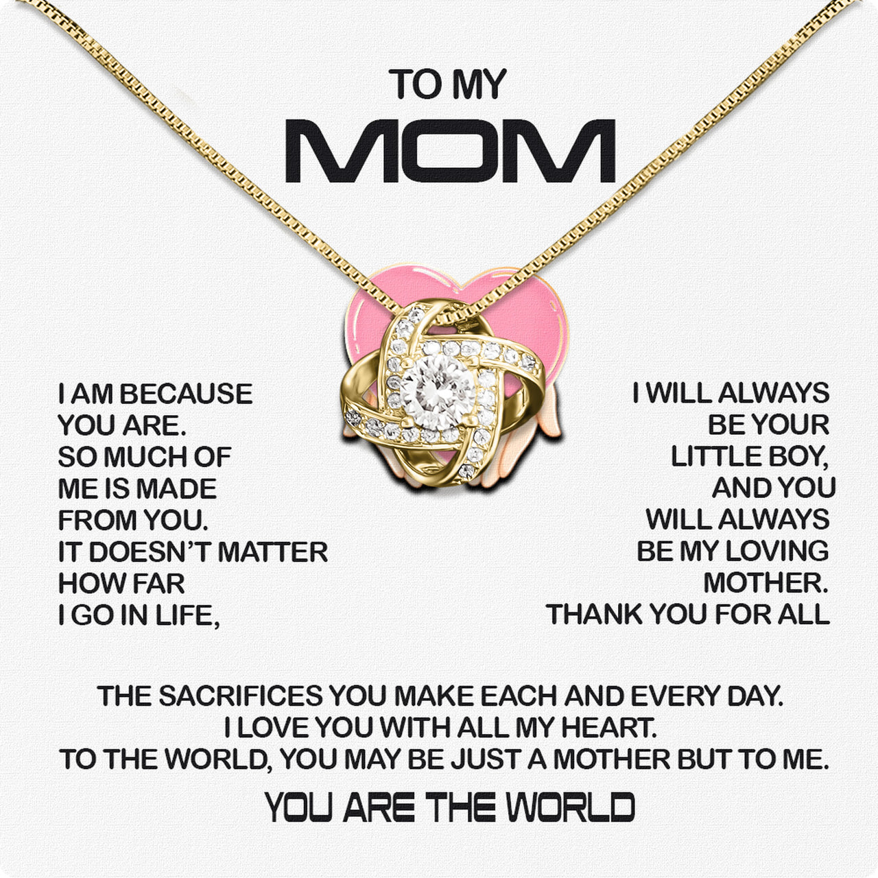 Radiant Mom Necklace: A Heartfelt Token of Love and Gratitude