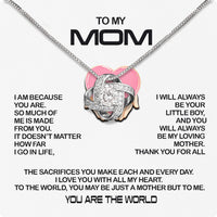 Thumbnail for Radiant Mom Necklace: A Heartfelt Token of Love and Gratitude