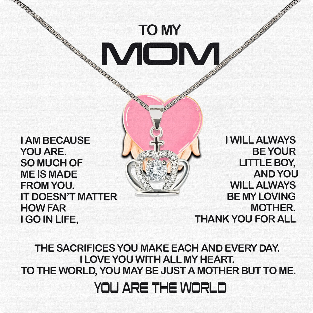 Radiant Mom Necklace: A Heartfelt Token of Love and Gratitude