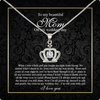 Thumbnail for Mom Necklace for Daughter's or Son's Wedding: A Timeless Gift of Love and Gratitude