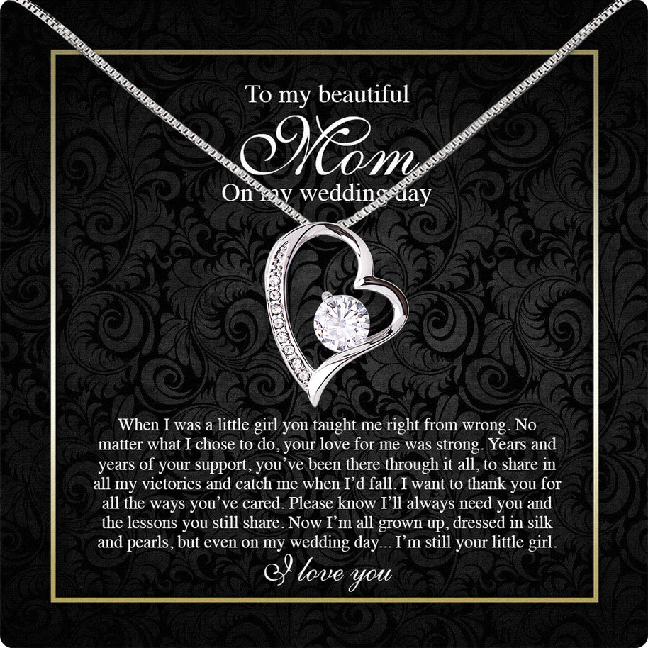 Mom Necklace for Daughter's or Son's Wedding: A Timeless Gift of Love and Gratitude