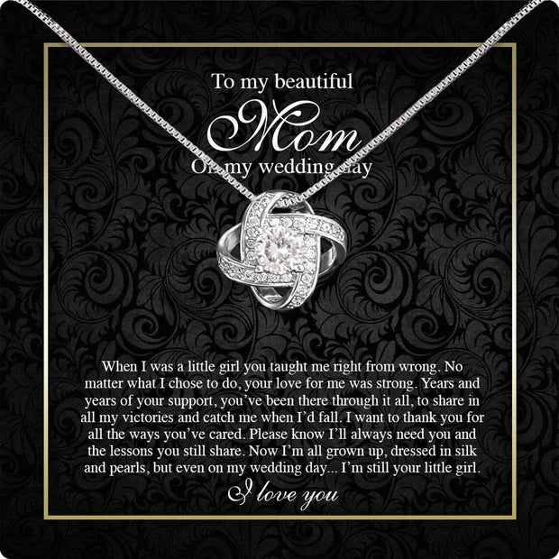 Mom Necklace for Daughter's or Son's Wedding: A Timeless Gift of Love and Gratitude