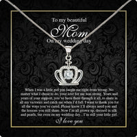 Thumbnail for Mom Necklace for Daughter's or Son's Wedding: A Timeless Gift of Love and Gratitude