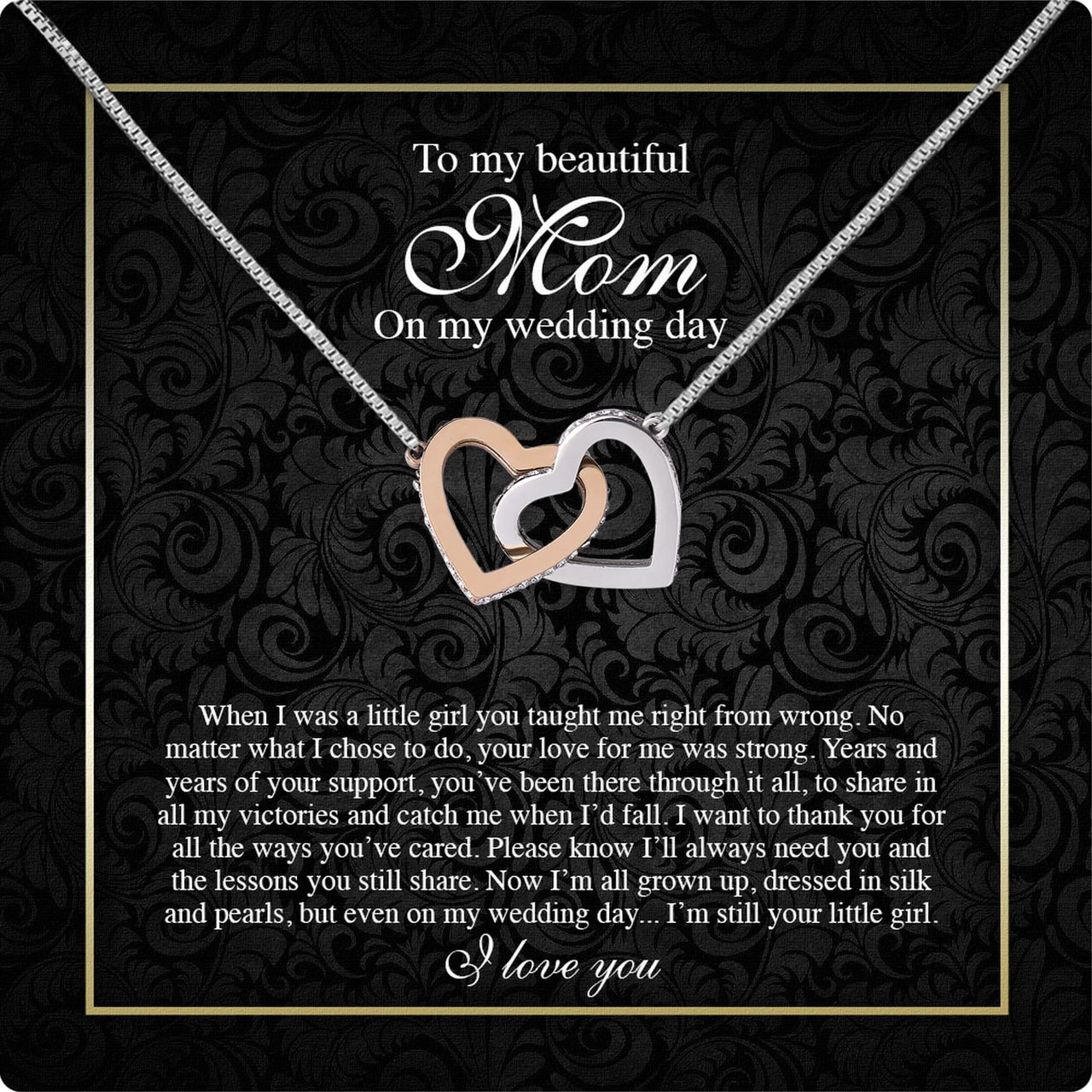 Mom Necklace for Daughter's or Son's Wedding: A Timeless Gift of Love and Gratitude