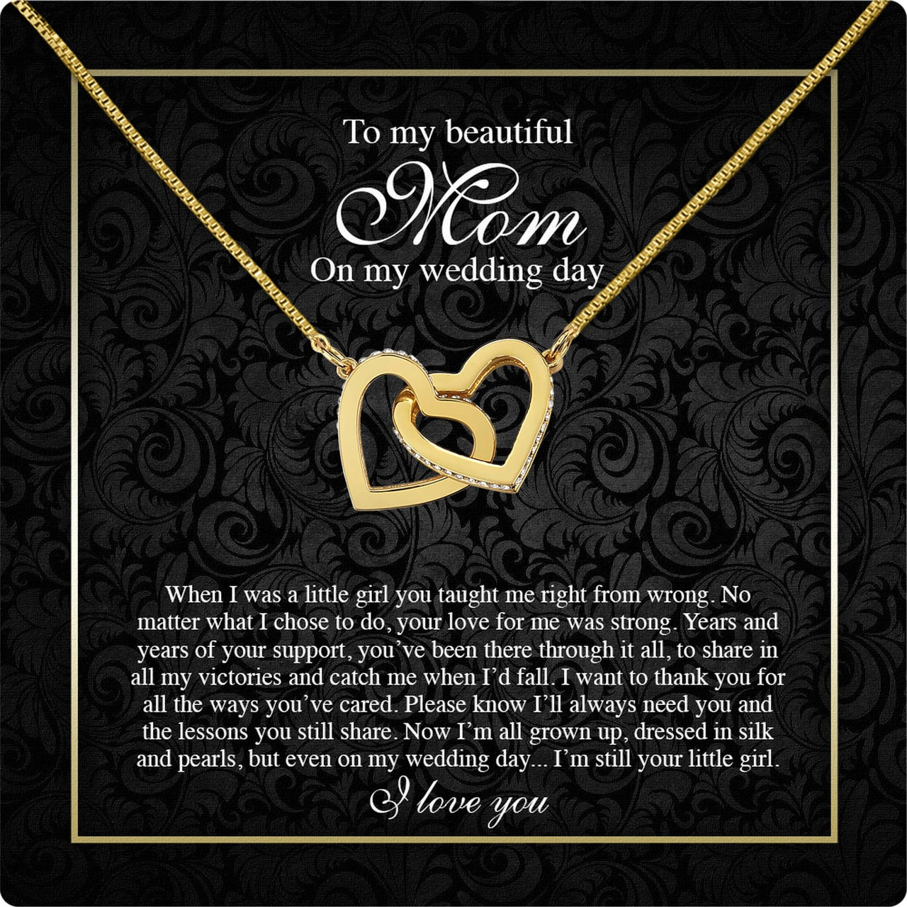 Mom Necklace for Daughter's or Son's Wedding: A Timeless Gift of Love and Gratitude