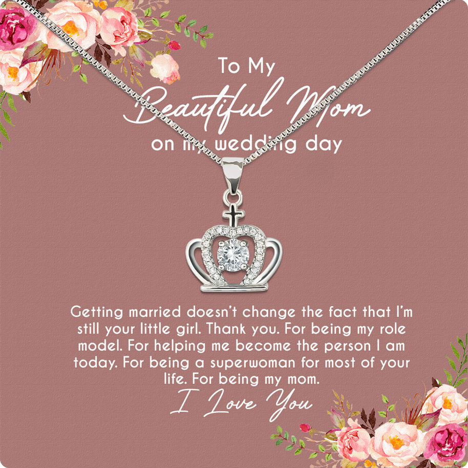 Mom Necklace for Daughter's or Son's Wedding: A Timeless Gift of Love and Gratitude